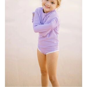 Lain snow Long Sleeve rash guard swimsuit